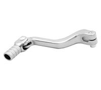 cskky Universal Motorcycle CNC Aluminum Folding Gear Shift Lever Compatible with Bosuer Kayo T2 T4 T6 K4 K6 NC CB Engine 250cc 300cc 450cc(Silver)