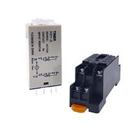 CSKWLLNBC 1 Perilla giratoria de retardo Encendido 5S/10S/30S/60S/3M/5M/10M/30M Temporizador AC 110V 220V relé Tiempo H3Y-2(0-30minutes AC220V)