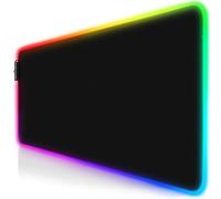 CSL TITANWOLF - Alfombrilla de ratón para Juegos RGB (800 x 300 mm), Color Negro