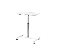 CSMDD Mesa Móvil sobre la Cama, Escritorio Elevador Ajustable con 4 Ruedas Giratorias para Casa, Oficina, Aula, Hospital