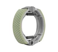 Csnbfiop Patinete eléctrico delantero cojín de freno de tambor delantero rueda delantera cojín de freno de freno eléctrico de repuesto Enduring