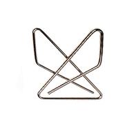 Q-CONNECT Clips pajarita niquelados Caja de 50 unidades