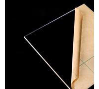 CSPJPIZIYB Placas de Policarbonato, Lámina Acrílica Transparente, Tablero Rígido de Plástico, Paneles Impermeables para Invernadero, 5mm, 6mm, 8mm, 10mm de Espesor(5mm,20x30cm/7.8x11.8in)