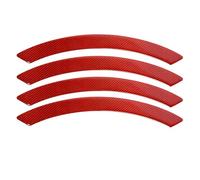 CSPYBGXOF Embellecedor Paso Rueda Coche, para VW Polo MK4 9N3 2005-2009 Pegatinas Anticolisión Pasos Rueda Coche, Impermeable Anti-arañazos Ruedas Ceja Arco Trim,C