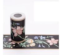 CSSHNL Cenefa Adhesiva Cocina Pegatinas autoadhesivas de PVC for azulejo de cintura, decoración de arte de pared de habitación Pastoral(B1019,10M X 10CM)