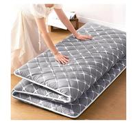 CSSHNL Colchón Plegable Colchón de Suelo, colchón futón Plegable, Tatami Grueso, portátil for Dormir en Dormitorio(Noble Grey,Queen(80 X 60))