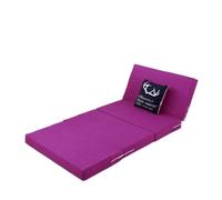 CSSHNL Colchón Plegable Colchón Plegable de Espuma viscoelástica, tapete Sencillo for Yoga, Tatami, colchoneta Esponja for la Oficina, Pausa del Almuerzo, Muebles Cama Individual(Purple,90x200x8cm)