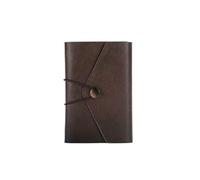 CSSHNL Cuaderno Cuero Cuaderno de hojas sueltas A6/A7, papelería for escuela y oficina, diario, cuaderno de notas de cuero PU, diario de viajero, planificadores, regalos(Red,A6)