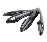 CSSPDM Cubierta Protectora Inteligente Manija Puerta Exterior Lateral Fibra Carbono Para Hatchback Para Corolla 2019-2023 Decoración de reemplazo