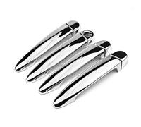 CSSPDM Embellecedor Manija Puerta Coche Brillante Para X3 Para F25 2012-2017 Adhesivo Decorativo Accesorios Automóviles Decoración de reemplazo(Plata)