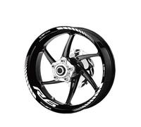 CSSPDM Fácil de Instalar Juego De Calcomanías para Motocicleta, Llanta Decorativa, Pegatina Reflectante Impermeable para Y&amaha YZF R6(Style 4)