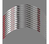 CSSPDM Fácil de Instalar Pegatina para Rueda De Motocicleta, Cinta De Llanta De 18 Y 16 Pulgadas, Calcomanía Impermeable Accesorios para Goldwing GL 1800 2001-2023(18-16inch Titanium)