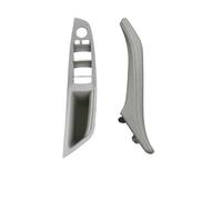 CSSPDM Juego De Tiradores De Puerta Interior De Cuero Para Serie 5 F10 F11 F18 520 523 525 528 530 535 Apoyabrazos plástico(Titanium 2pcs set6)