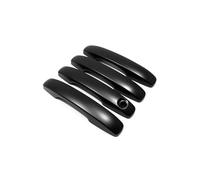 CSSPDM Pegatinas Manija Puerta Lateral Coche Accesorios Estilo Para Para Ranger T9 Para Everest U704 MK3 2023-2024 Decoración de reemplazo(Black 0 button)