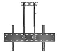 CSSQCSSUANB Soporte de TV de Techo,Soporte de TV de Techo eléc Adjustable Tilt TV Ceiling Mount Fits 60-100 Inch Flat Screen and Curved TVs