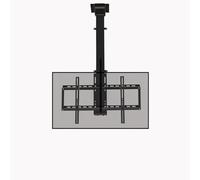 CSSQCSSUANB Soporte de TV de Techo,Soporte de TV de Techo eléc Electric Adjustable Ceiling TV Mount Bracket, with Remote Control Motorized TV Mount, Hanging TV Mount Bracket