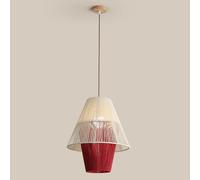 CSSYKV Lámpara Colgante LED Estilo Granja Costera Pantalla De Cuerda De Cáñamo Hecha A Mano Lámpara Colgante De Ratán E27 Lámparas Colgantes De Techo Tejidas Retro Costeras De 45 Cm