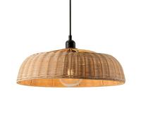 CSSYKV Lámpara Colgante Tropical De Ratán De 50 Cm Para Estilo Rústico. Lámpara Araña Ratán Con Cesta De Arte Wabi-sabi. Pantalla De Lámpara Para Decoración Del Hogar, Ideal Para Restaurantes