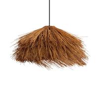 CSSYKV Lámpara De Estilo Wabi-Sabi De Mediados De Siglo: Lámparas Colgantes Artísticas Vintage, Lámpara De Araña De Ratán De Diseño Japonés, Lámpara De Araña De Estilo Rústico Para Restaurante