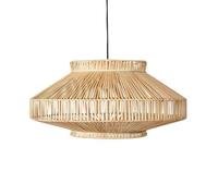 CSSYKV Lámparas Colgantes De Techo Estilo Rústico De 60 Cm (23,6 Pulgadas), Grandes, De Bambú, Con Casquillo E26 - Lámpara De Araña De Cesta De Ratán Beige, Farol De Mimbre Natural Para Comedor
