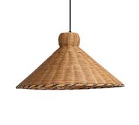 CSSYKV Lámparas Colgantes Retro Estilo Wabi-sabi, Farol De Ratán De Estilo Pastoral Creativo, Lámpara Colgante Cúpula De Mimbre De Ratán Oscuro, Portalámparas E26 Para Dormitorio, Mesita De Noche