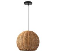 CSSYKV Lámparas Colgantes Rústicas Ligeras Lámparas De Techo De Ratán con Forma De Cesta, Estilo Bohemio, para Jardín, Comedor, Estudio Y Dormitorio. Lámpara Colgante De Techo.