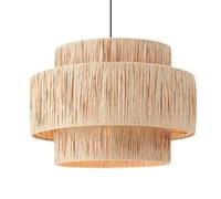 CSSYKV Lámparas De Estilo Tropical Del Sudeste Asiático, Estilo Bohemio, Con Pantalla De Jaula De Ratán, Diseños De Tejido Intrincados Y Únicos, Lámpara Colgante Única/artística Tejida A Mano