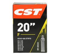 CST 070702 de Aire para Bicicleta, Negro, 20 x 1.50 - 2.50 40/62 - 406 DV 40 mm