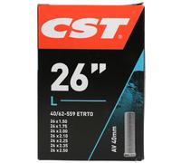 CST 071301 de Aire para Bicicleta, Negro, 26 x 1.50 - 2.50 40/62 - 559 AV40 mm
