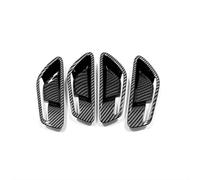 Cstearqp Moldura de Coche Embellecedor de Fibra de Carbono manija de Puerta Interior para Hyundai para Tucson NX4 2022-2021 Interiores de automóvil