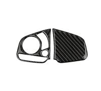 Cstearqp Moldura de Coche Embellecedor de Panel de Volante de Fibra de Carbono para Civic 10.ª generación (2016, 2017, 2018 y 2019), 2 Piezas Interiores de automóvil(Middle)