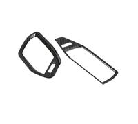 Cstearqp Moldura de Coche Embellecedor Salida Aire Acondicionado Izquierdo Y Derecho Estilo Fibra Carbono para Ford para Focus 2019, 2020, 2021 Y 2022 Interiores de automóvil