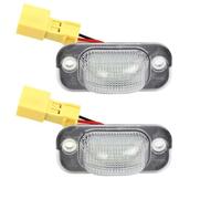 Cstearqp Moldura de Coche para Seat para Toledo I 1991 1992 1993 1994 1995 1996 1997 1998 1999 Lámpara De Matrícula LED Luz De Matrícula 2 Piezas Interiores de automóvil
