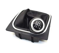 Cstearqp Moldura de Coche para VW para Golf 6 Vi MK6 para Jetta 5 Mk5 1KD711113A Pomo De Palanca De Cambios Deportiva Handball para Coche De 6 Velocidades Interiores de automóvil(80 Y6)