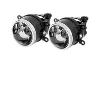 Cstearqp Parachoques Delantero Luz Niebla Para Ford Para Focus Para C-MAX 2006 Parachoques Delantero H11 Lente De Lámpara Antiniebla Proyector Luz LED Coche 3 Pulgadas