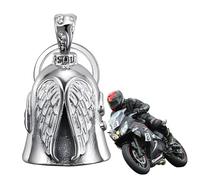 Csuntikulo Llavero Colgante Moto -Guardian Campana de Suerte,Regalos Duraderos De Accesorios De Motocicleta, Moto Campana Guardiana,Campanilla de motocicleta, Campana de moto Guardian Bell