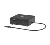 CSV-2542 - Estación de acoplamiento USB C Displaylink para monitor cuádruple - Base 12 en 1 para portátil 4K 60Hz HDMI DisplayPort 8K 60Hz, carga PD de 100W, Ethernet de 2.5G, concentrador USB para