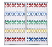 CSYQPDMBDL Armario para Llaves, Armario de Llaves, Organizador de Llaves for Montar en la Pared con Etiquetas for Llaves marcables, Caja de Seguridad for Llaves, Llavero for hoteles, escuelas(120)