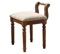 CSYQPDMBDL Banco para Piano, Banco de Piano, Silla de tocador Taburete de Comedor de Madera Taburete de Sala de recepción Taburete de Piano(Brown (A))