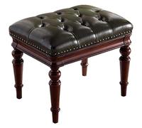 CSYQPDMBDL Banco para Piano, Banco de Piano, Sillón de tocador Taburete de Piano Taburete de tocador de Cuero Taburete de tocador de Madera Maciza(Green)