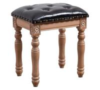 CSYQPDMBDL Banco para Piano, Banco de Piano, Sillón tocador, Taburete de Piano, Taburete de tocador de Madera for Dormitorio, Taburete de Madera de Caucho