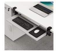 CSYQPDMBDL Bandeja para Teclado, Plataforma para Teclado, Bandeja ergonómica for Teclado extraíble con Abrazadera en C y Altura Ajustable(White Maple,75 * 24cm(30 * 9in))