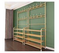 CSYQPDMBDL Burro Ropa, Perchero de ropa, Burro Perchero, Perchero de metal con banco de zapatos, entrada industrial moderna for sala de estar(A,60 * 26 * 170cm)