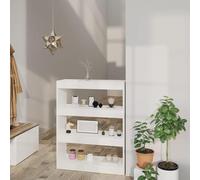 CSYQPDMBDL Estantería, Libreria, Estante de Almacenamiento de estantería, estantería de Almacenamiento de exhibición de pie for Sala de Estar, Muebles de Oficina en casa, estantería(High Gloss White)
