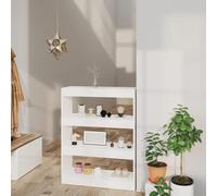 CSYQPDMBDL Estantería, Libreria, Estante de Almacenamiento de estantería, estantería de Almacenamiento de exhibición de pie for Sala de Estar, Muebles de Oficina en casa, estantería(White)