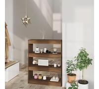 CSYQPDMBDL Estantería, Libreria, Estante de Almacenamiento de estantería, estantería de Almacenamiento de exhibición de pie for Sala de Estar, Muebles de Oficina en casa, estantería(Brown Oak)