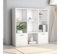 CSYQPDMBDL Estantería, Libreria, Estante de Almacenamiento de estantería, Unidad de estantería de Estante de Almacenamiento de exhibición de pie for Sala de Estar, Oficina en casa(White)