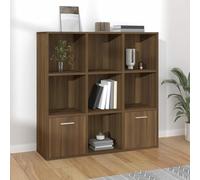 CSYQPDMBDL Estantería, Libreria, Estante de Almacenamiento de estantería, Unidad de estantería de Estante de Almacenamiento de exhibición de pie for Sala de Estar, Oficina en casa(Brown Oak)
