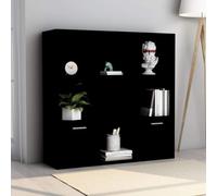 CSYQPDMBDL Estantería, Libreria, Estante de Almacenamiento de estantería, Unidad de estantería de Estante de Almacenamiento de exhibición de pie for Sala de Estar, Oficina en casa(Black)