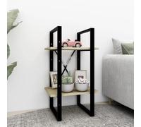 CSYQPDMBDL Estantería, Libreria, Estantes De Pie-Librería De 2 Niveles Roble Sonoma 40x30x70 Cm Madera Contrachapada